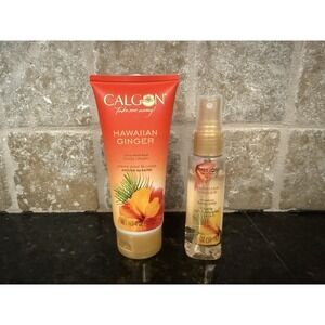 Calgon Take Me Away Bubble Bath, Body Wash & Bath Salts Hawaiian Ginger (travel)